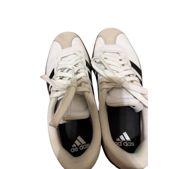 Adidas VL Court 3.0 Mens White Black Gum Sole Sneakers ID8797 Size 9 - Picture 4 of 6